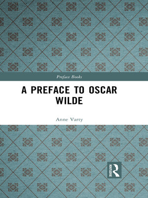 cover image of A Preface to Oscar Wilde